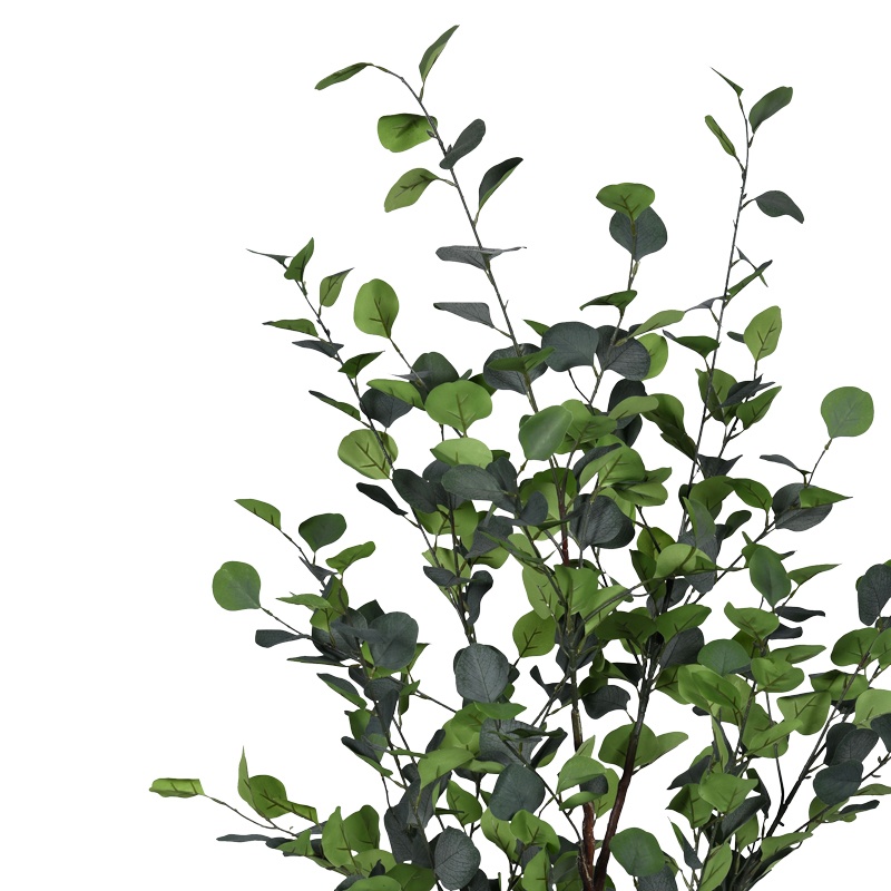 Planta decorativa Eucalyptus I in ghiveci verde plastic PP H150 cm - 1 | YEO