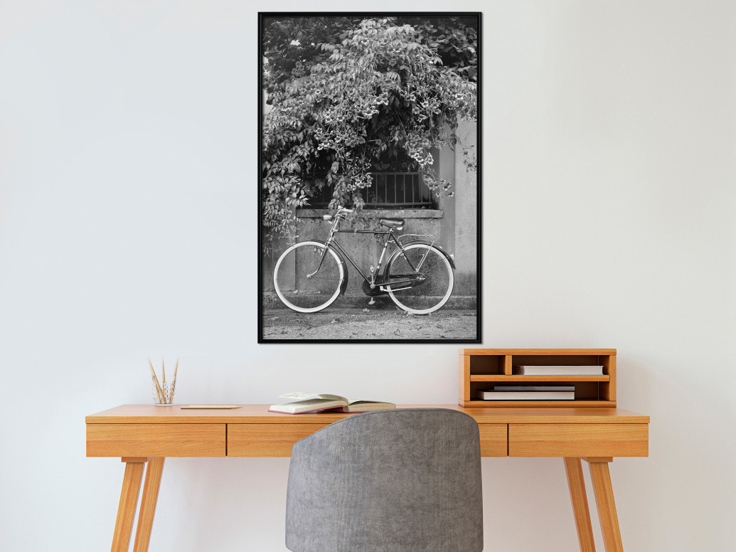 Poster - Bicycle with White Tires, cu Ramă neagră, 30x45 cm - 1 | YEO