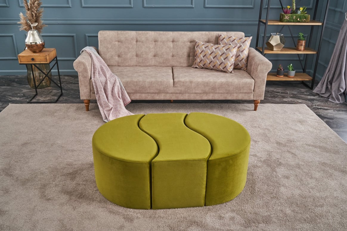 Pouf Alya, Verde