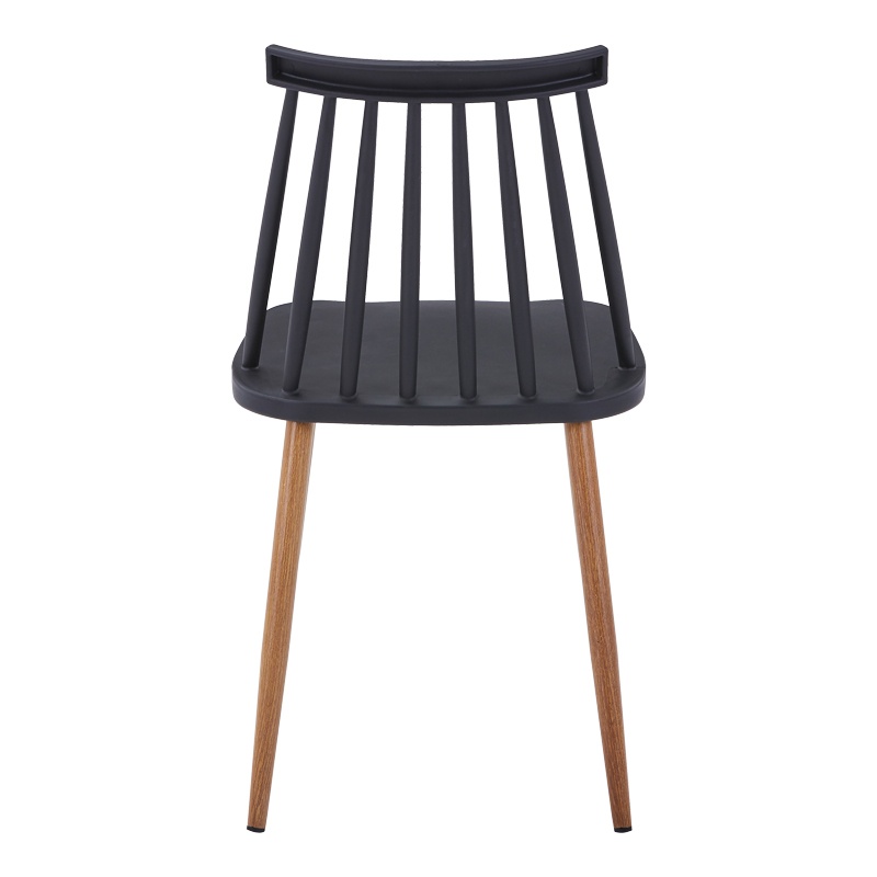 Scaun Aurora I, Pako World, PP, Negru-natural, 43x38x79 cm