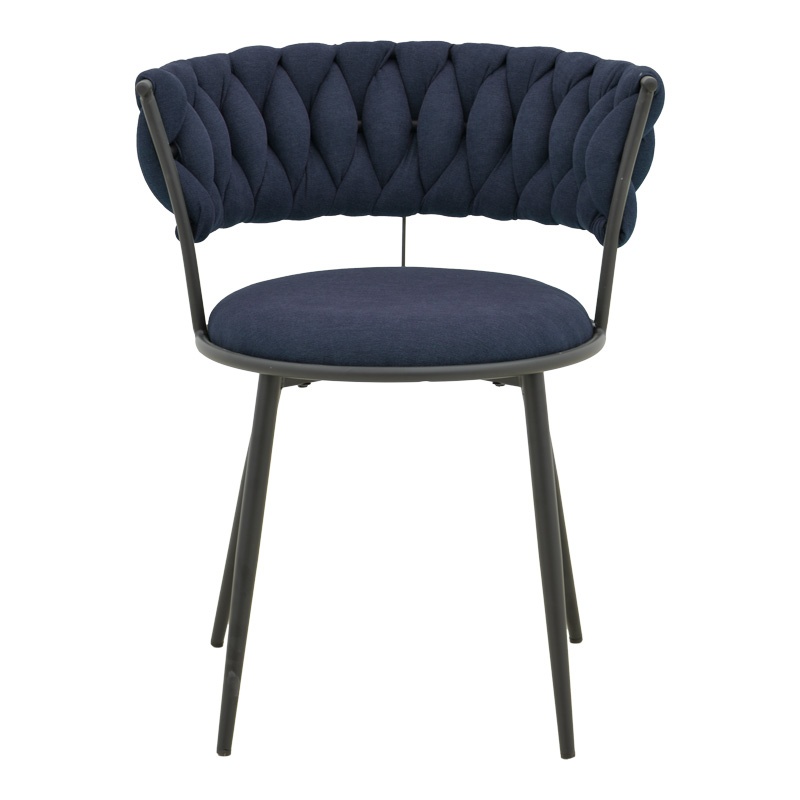 Scaun cu brate Alkia I Albastru inchis 57x58.5x72 cm - 3 | YEO