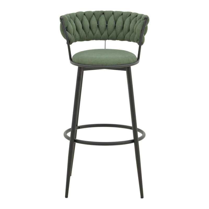 Scaun de bar Alkia I Kaki 50x56x95 cm - 3 | YEO