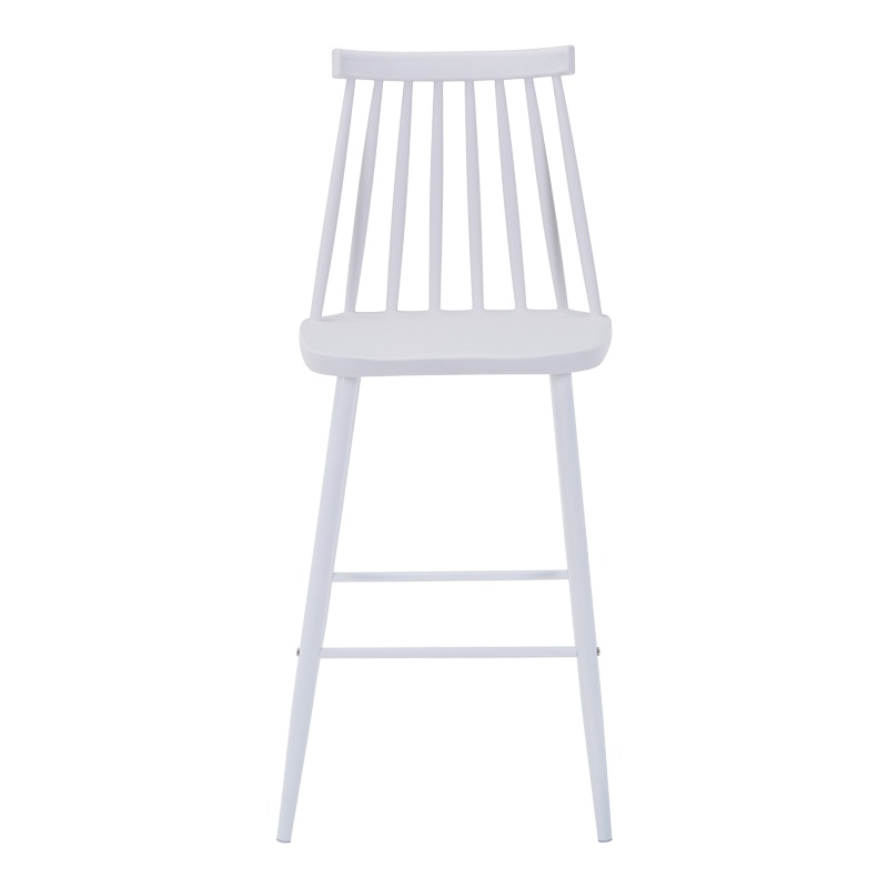Scaun de bar Aurora I, Pako World, PP, Alb, 42x47x99 cm - 2 | YEO