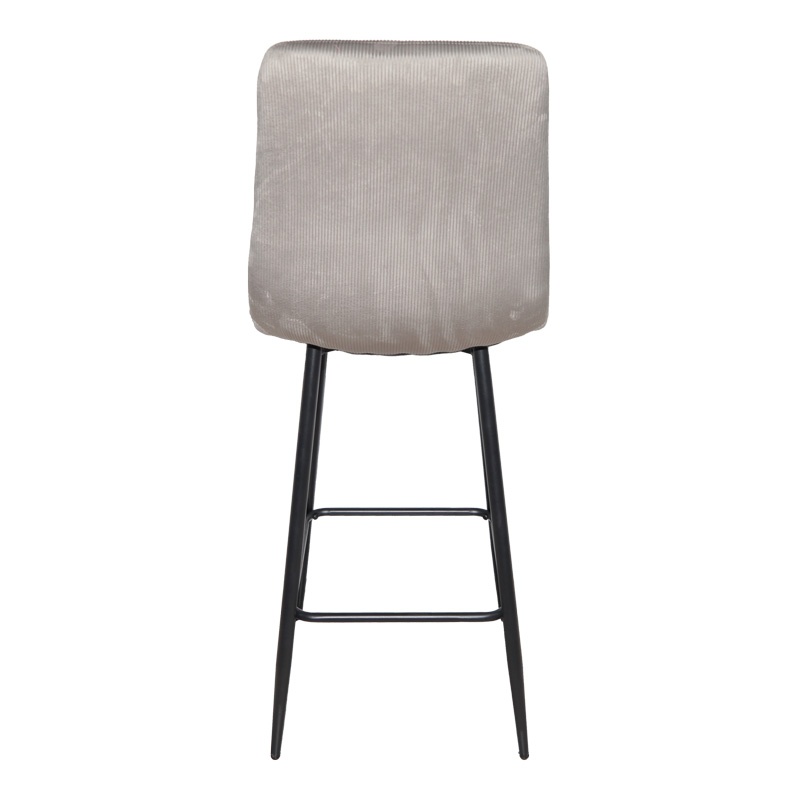 Scaun de bar Grato Gri 43.5x55x114 cm - 2 | YEO