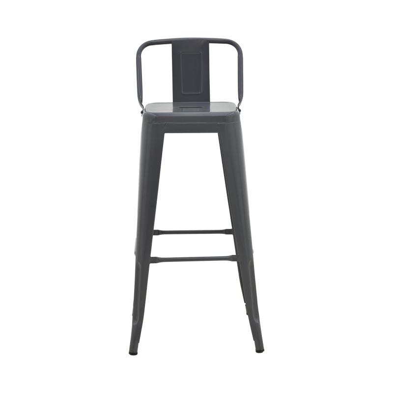 Scaun de bar Utopia Gri 42x42x86 cm - 4 | YEO