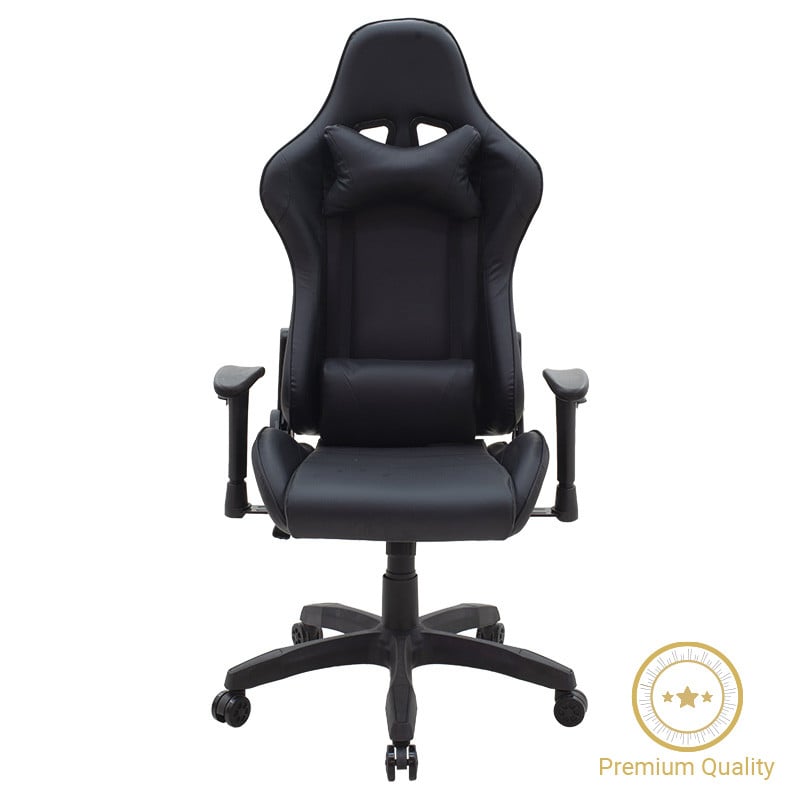 Scaun de gaming Hartley piele ecologica negru