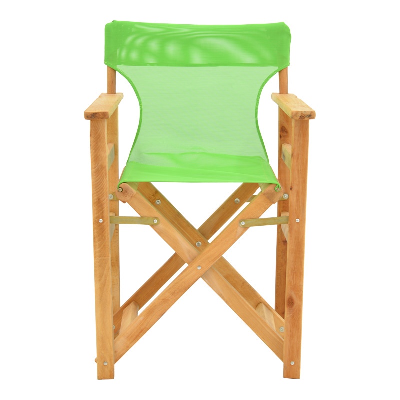 Scaun de regizor Kompa, Pako World, Lemn masiv de fag, Textil, Verde - 3 | YEO