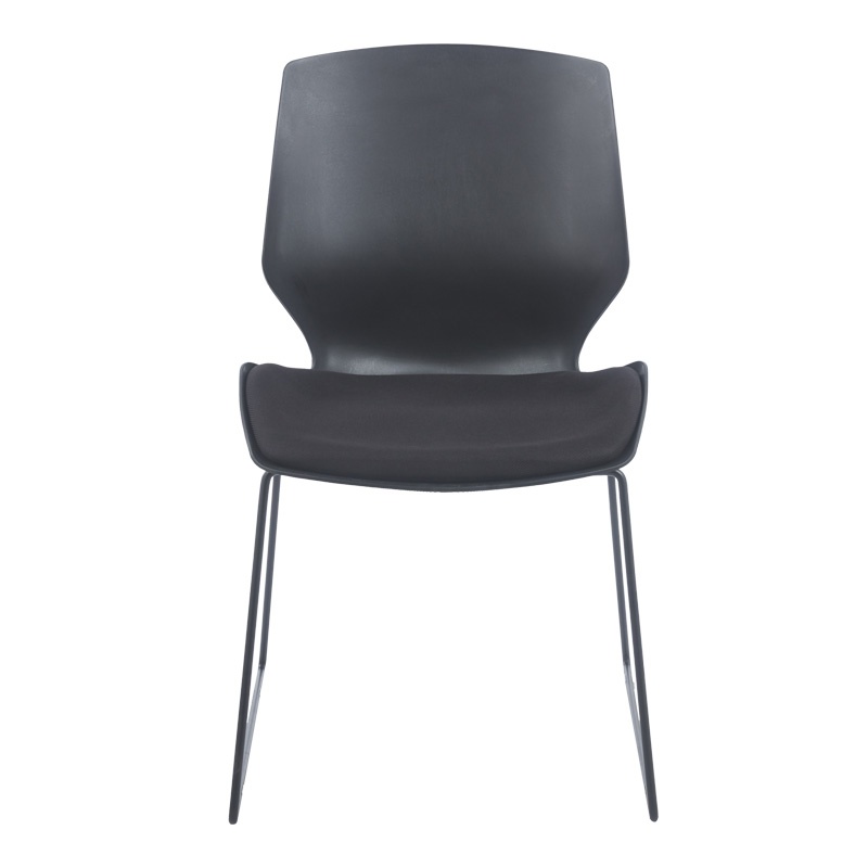 Scaun PP-PU Negru 47x52x85 cm - 2 | YEO