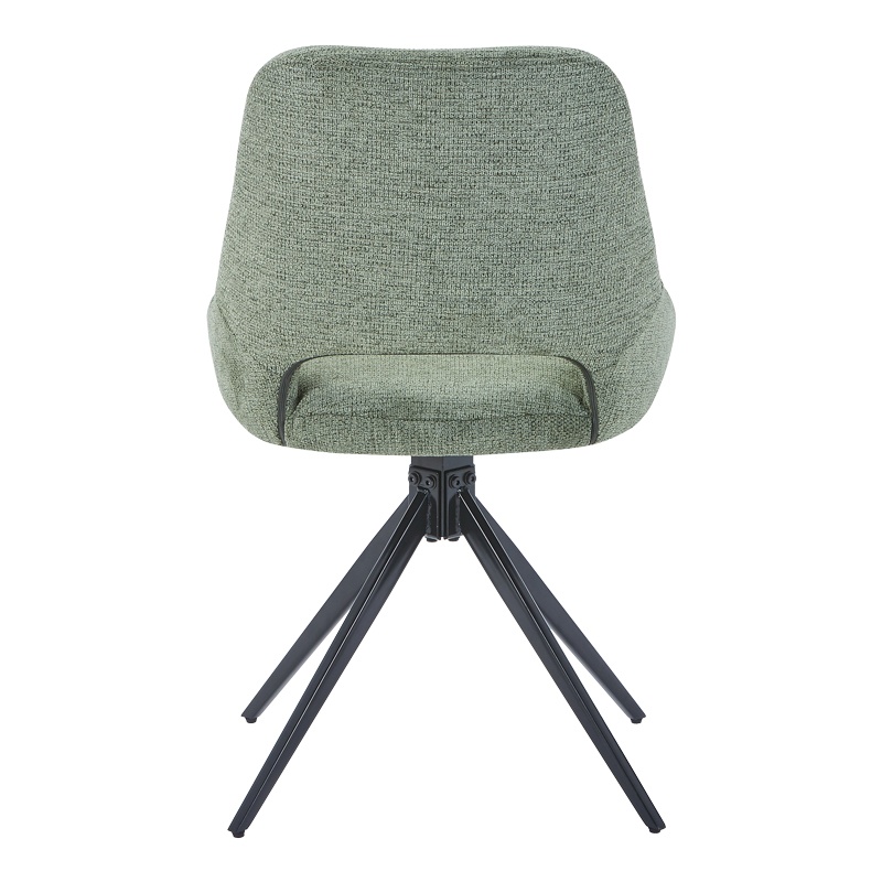 Scaun rotativ Luciano I, Pako World, Textil, Verde, 52x54x85 cm - 3 | YEO