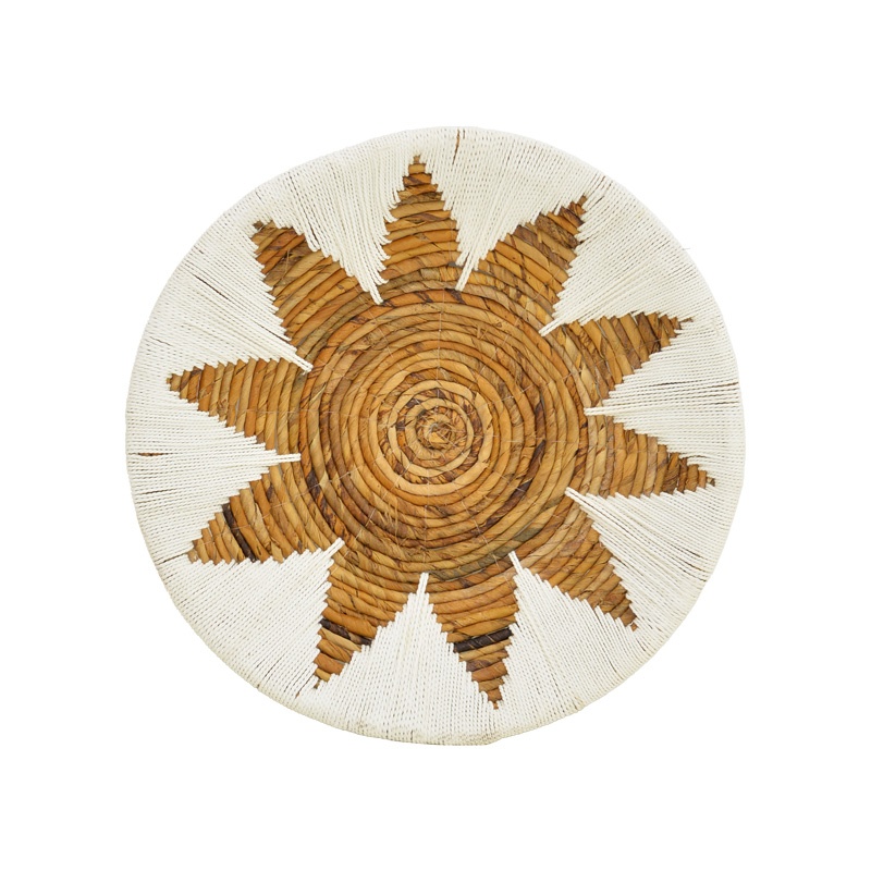 Set 3 decoratiuni de perete Circy Boho Alb 50x50x2 cm - 3 | YEO