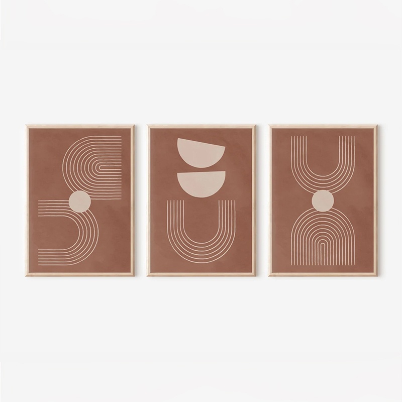 Set 3 tablouri Banba Maro 33x1.5x48 cm