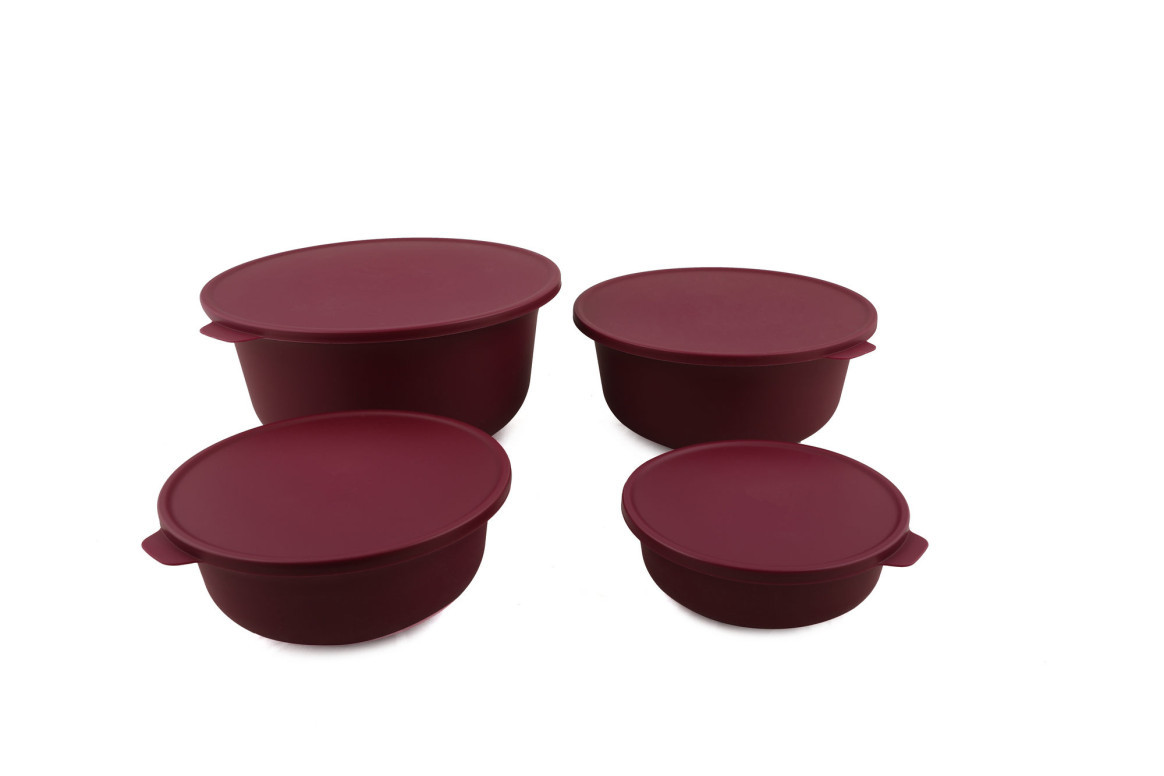 Set 4 cutii de depozitare alimente MCH08356, Violet - 1 | YEO