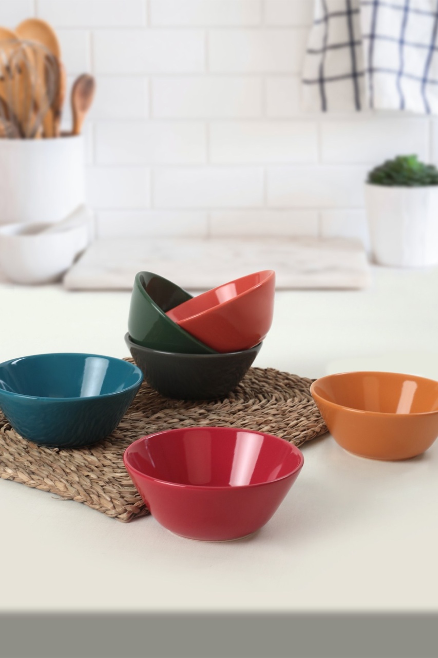 Set boluri (6 bucati) Maka500 Multicolor 14x14x14 cm