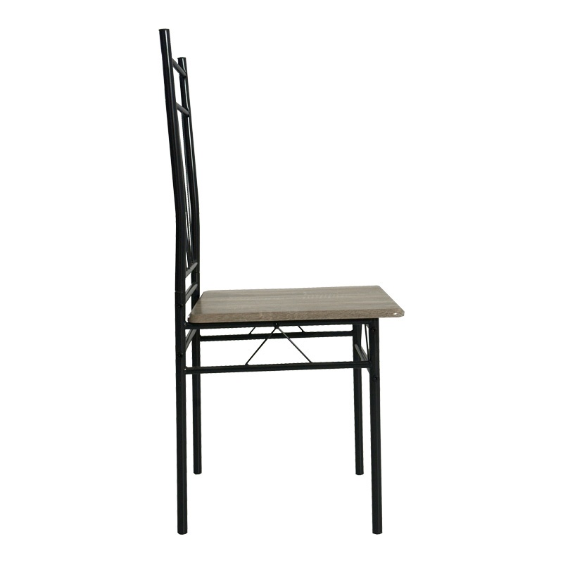 Set masa si scaune 5 piese Reforia Gri 110x60x74 cm - 4 | YEO