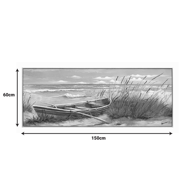 Tablou canvas Barcum, Pako World, cu rama, 150x3.5x60 cm