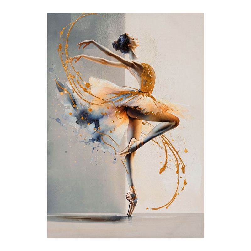 Tablou canvas Dancito Inart, Pako World, 70x2.5x100 cm