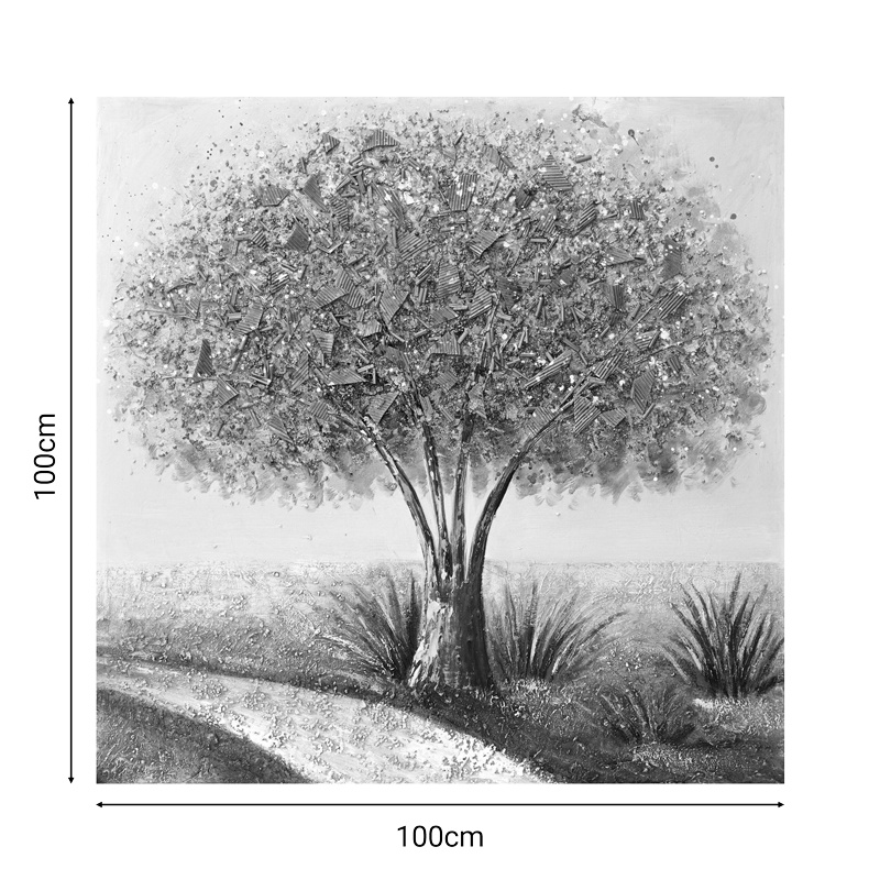 Tablou canvas Forestree Pako World Auriu 100x3x100 cm