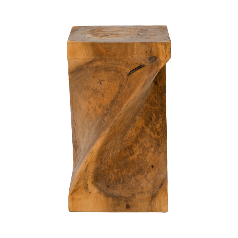Taburet lemn masiv, Cruz, Pako, Natural 35x35x60 cm - 2