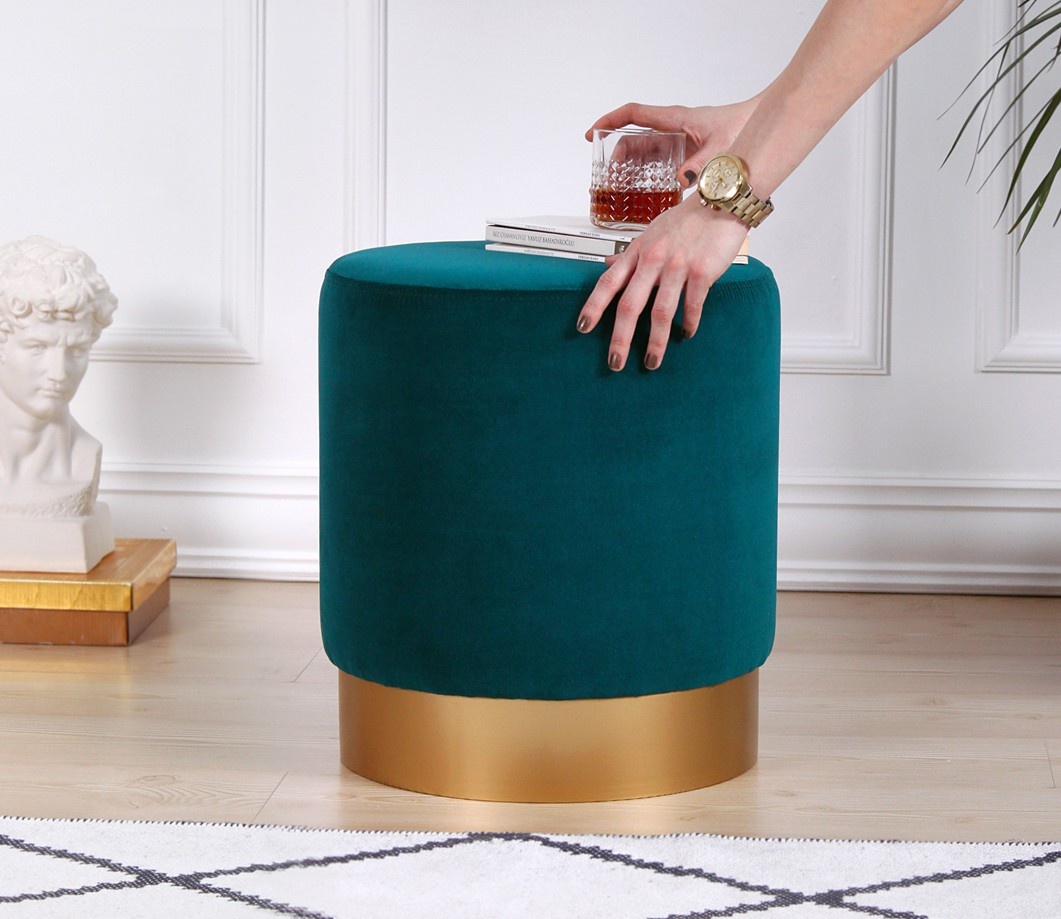Taburet Memfis Verde inchis - 2 | YEO
