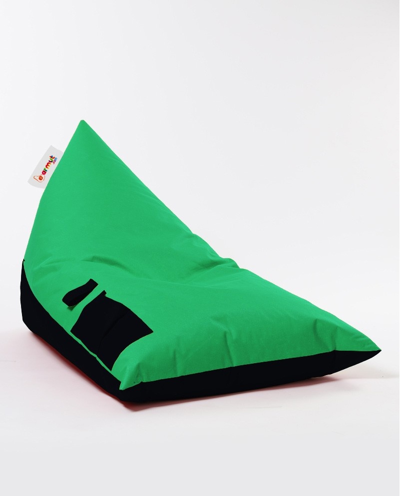 Taburet puf beanbag de gradina Pyramid Verde - 3 | YEO