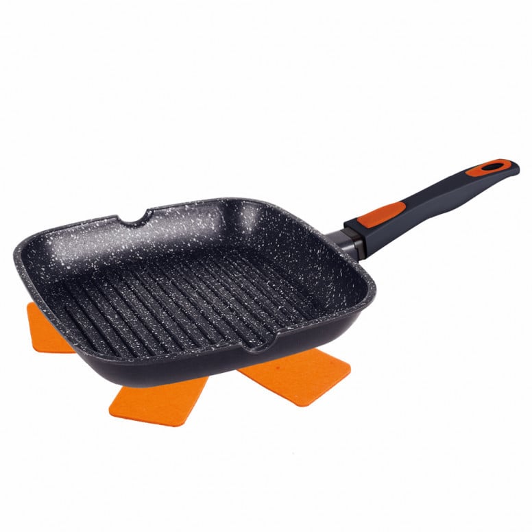 Tigaie Grill, 28 cm, cu maner Detasabil BH/1105N - 1 | YEO