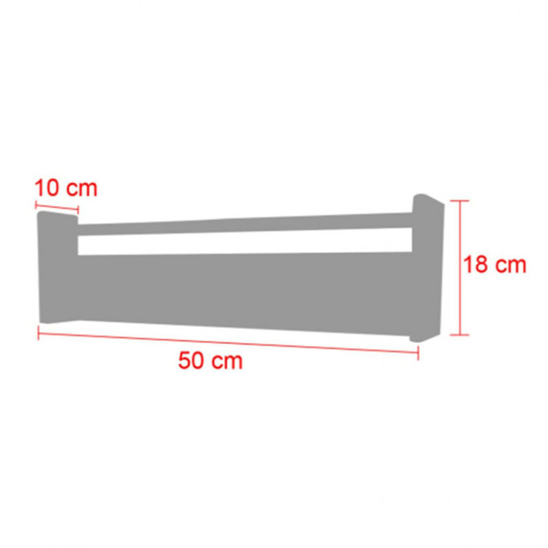 Umeras Dorian natural-roz 50x10x18cm