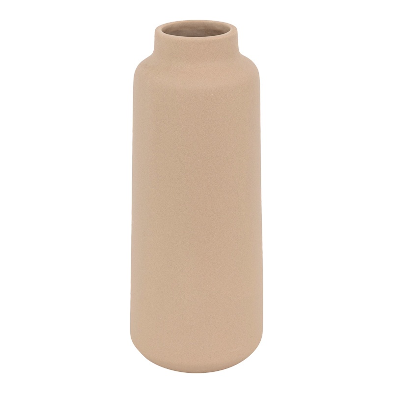 Vaza ceramica Breal, Pako World, Bej, 12x12x30 cm