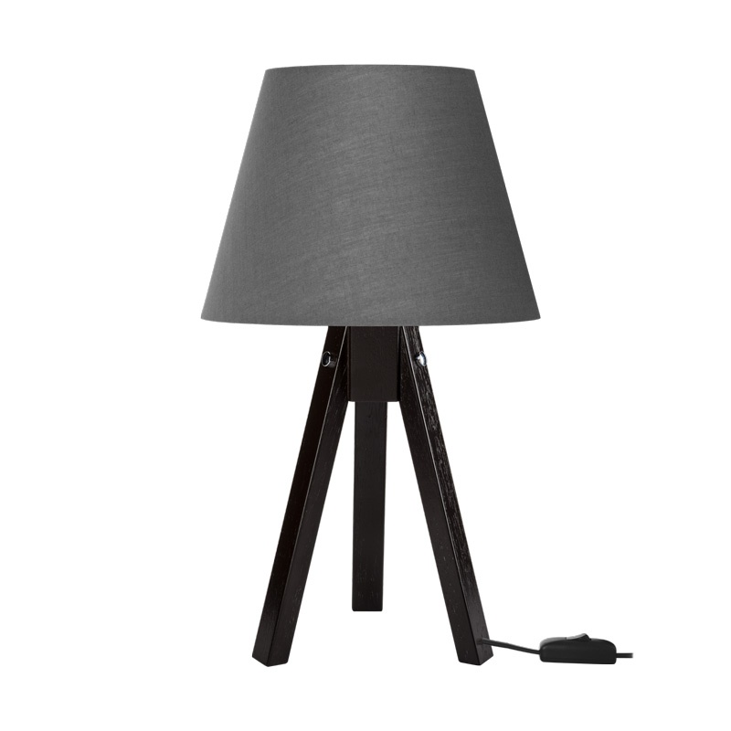 Veioza Adeck, Pako World, E27, Maro-Gri, 25x25x45 cm