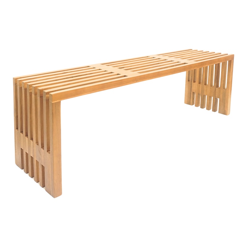 Bancheta Bench Zen Natural 140x35x48 cm