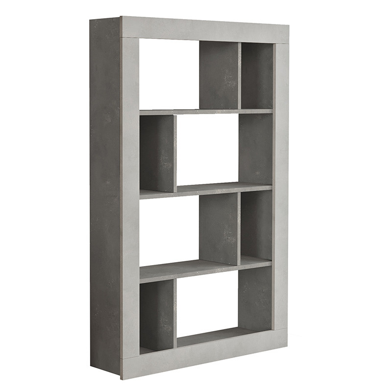 Biblioteca Caring culoare antic antracit - gri antic 94.5x27x145.5cm