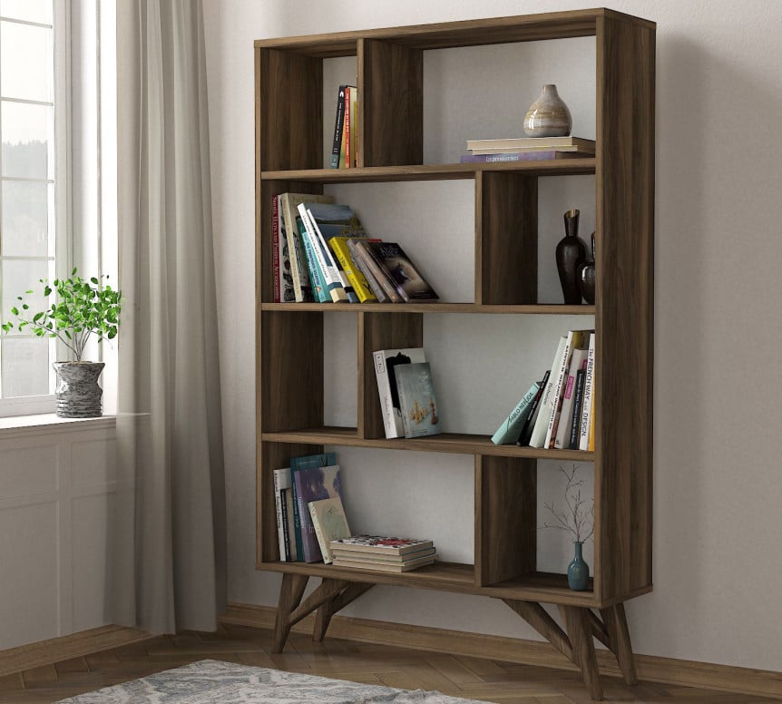 Biblioteca Flamingo - Walnut - 1 | YEO