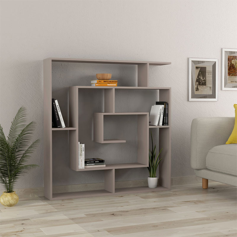 Biblioteca Labirent mocha 125x22x129 - 1 | YEO