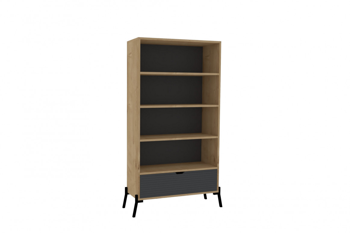 Biblioteca Numana - Sapphire Oak, Antracite - 3 | YEO