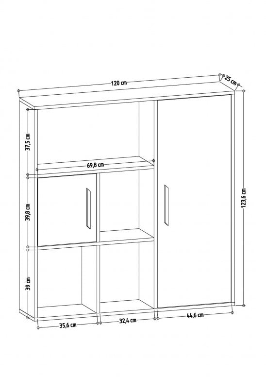 Biblioteca Ridge - Oak - 3 | YEO