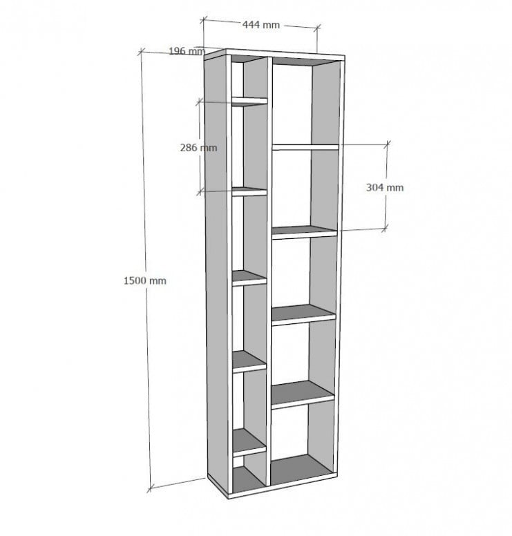 Biblioteca Tomi - Alb - 4 | YEO