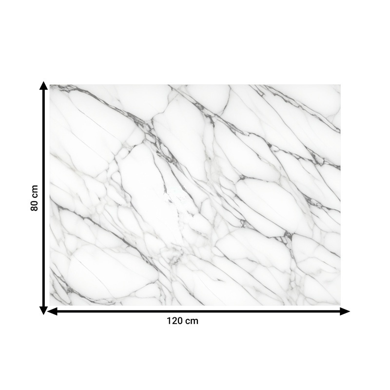 Blat masa Kailo aspect marmura 120x80x3 cm - 1 | YEO