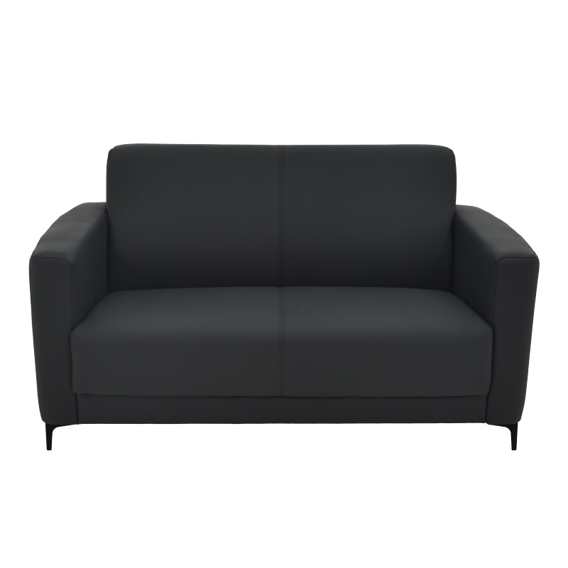 Canapea 2 locuri Sidica I, Pako World, Negru, 135x78x83 cm - 1 | YEO
