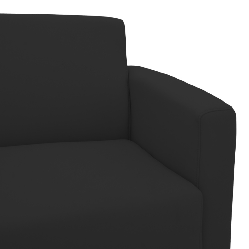 Canapea 3 locuri Sidica, Pako World, Negru, 185x78x83 cm - 3 | YEO