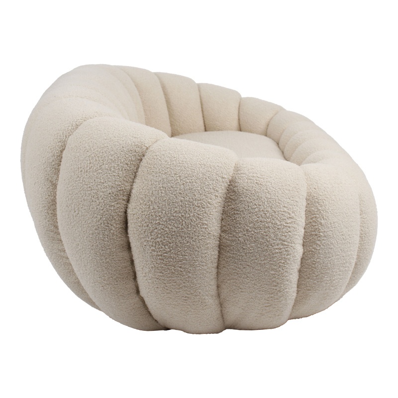 Canapea cu 2 locuri Yannick boucle Bej 148x92x62 cm - 2 | YEO