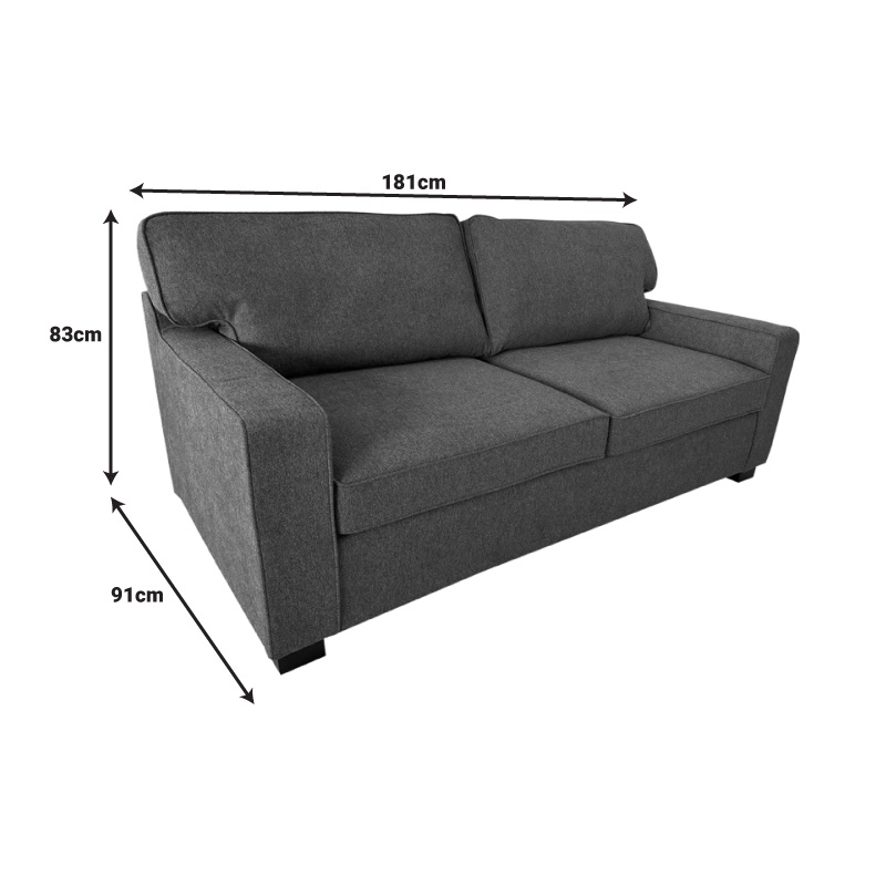 Canapea extensibila 2 locuri Polaris, Pako World, Verde, 181x91x83 cm