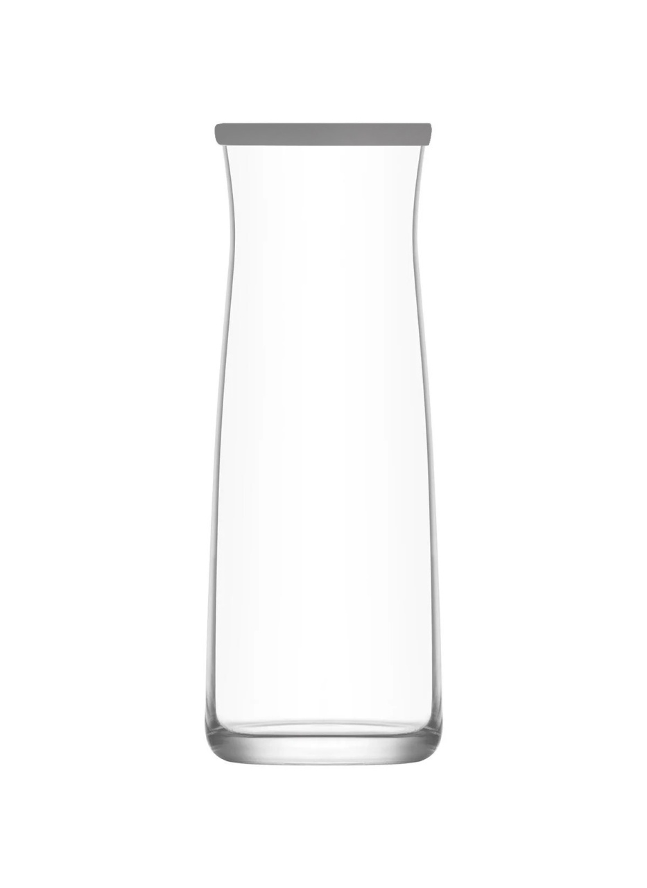 Carafa din sticla Lv-Vra889 Transparent 8.2x8.2x25 cm