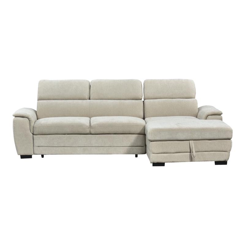 Coltar extensibil pe dreapta cu spatiu de depozitare, Dreamora, Bej, 167x270x82 cm - 5