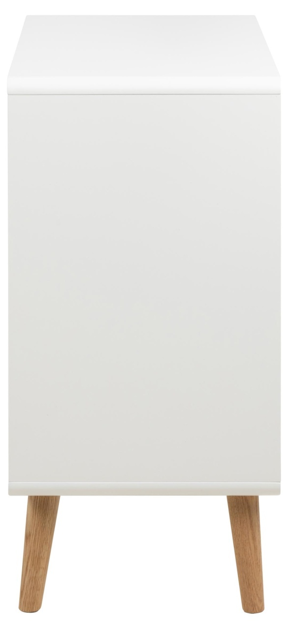 Comoda Lowell, Alb, 80x80x40 cm - Imagine 4