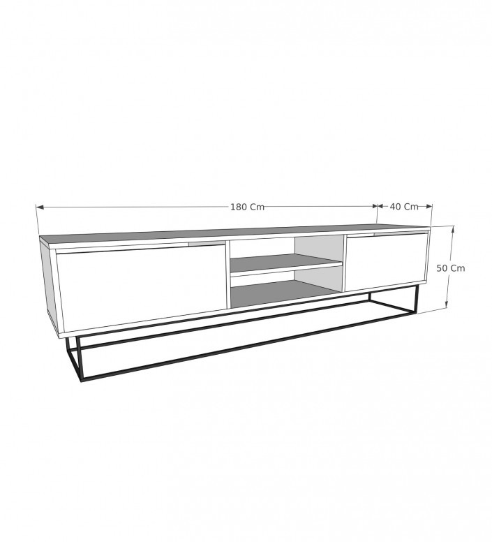 Comoda TV Escape 180 - Rebab - 4 | YEO