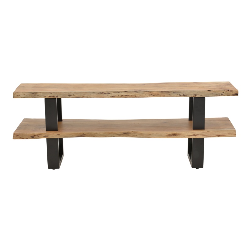 Comoda TV Fuji din lemn masiv de acacia naturala 140x40x52 cm - 1 | YEO