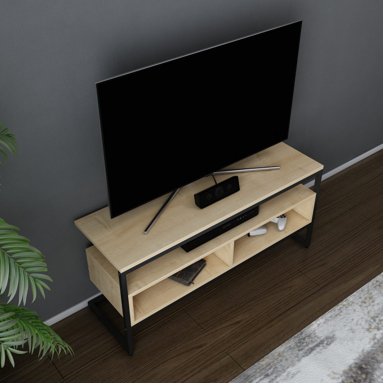 Comoda TV Merrion - Negru, Oak - 1 | YEO