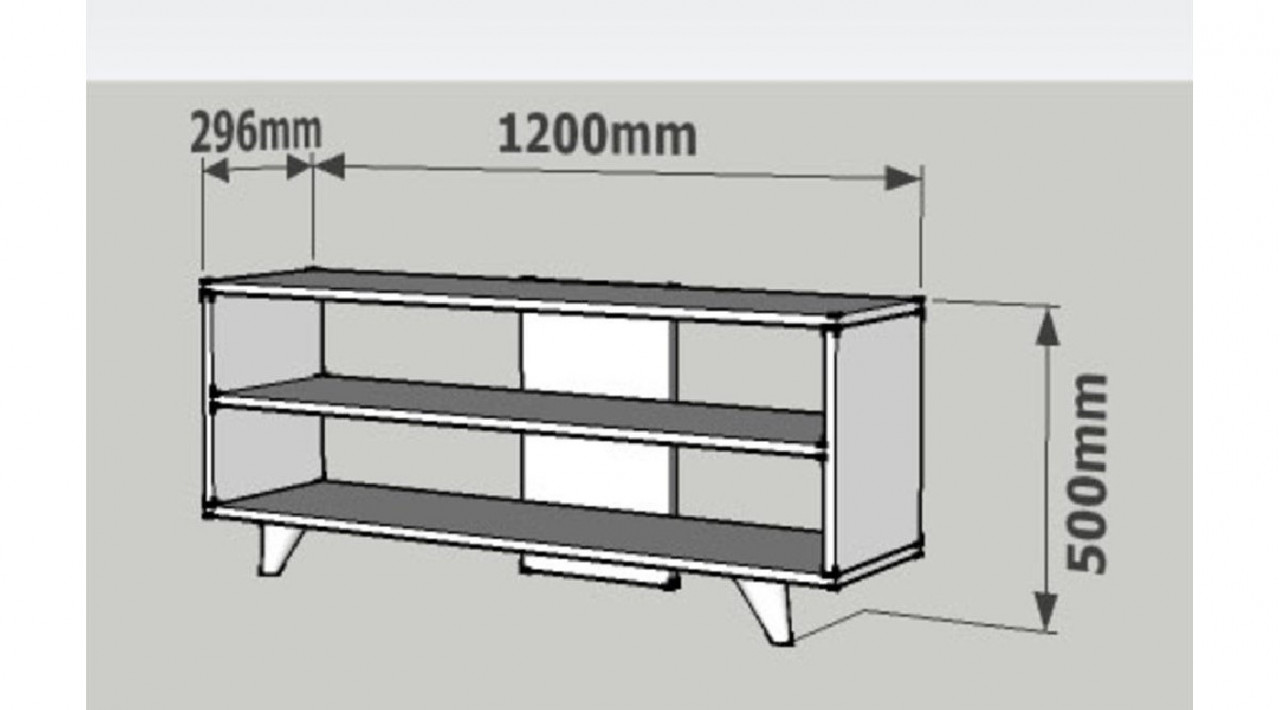 Comoda TV One - Oak - 4 | YEO