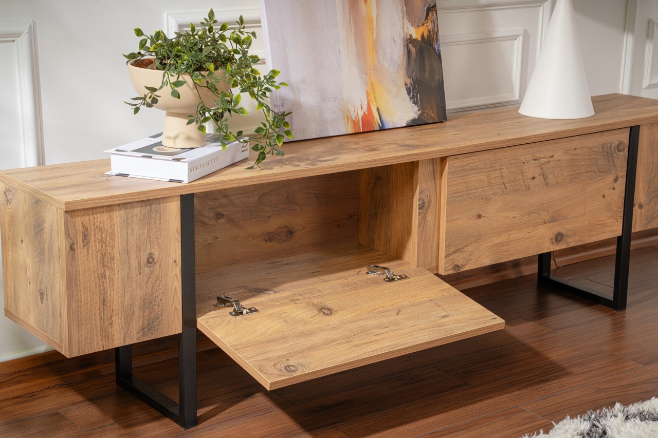 Comoda TV Serenity Verde inchis - 4 | YEO