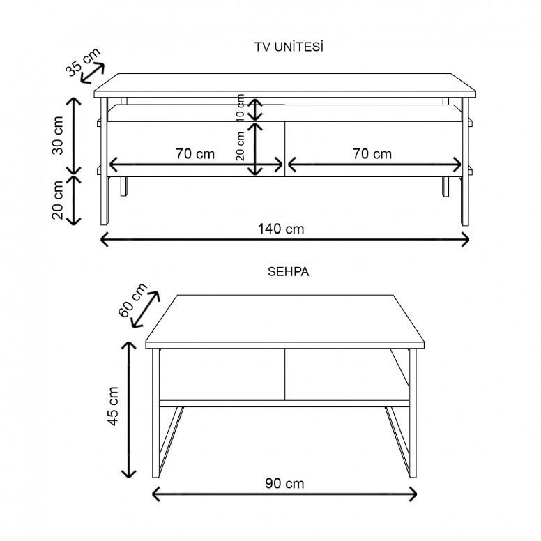 Comoda TV Tuana - L3025 - 4 | YEO