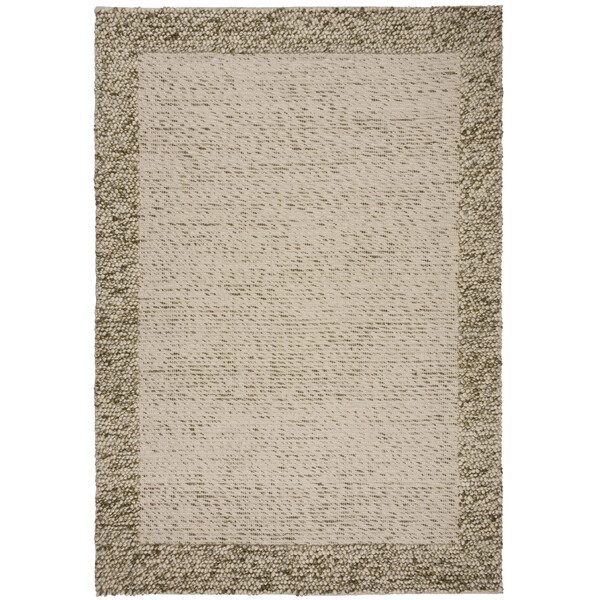 Covor Bobble Wool Border Verde 160X230 cm, Flair Rugs - 1 | YEO